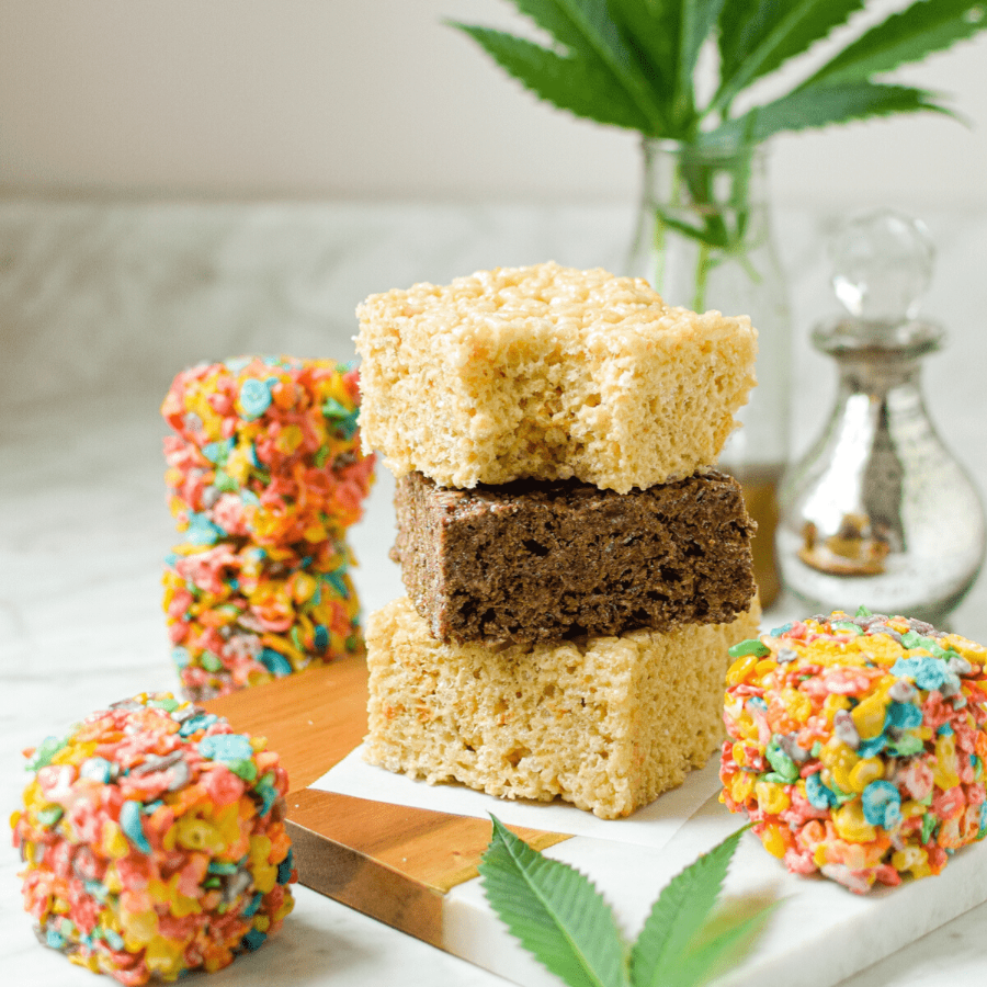 Photograph of product: Canna Crispy - Chocolate - 100mg TH-oui Oui'd