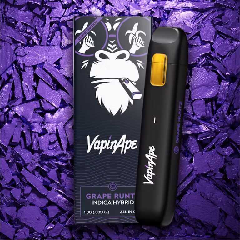 Photograph of product: Vapin Ape Grape Runtz Disposable Cart