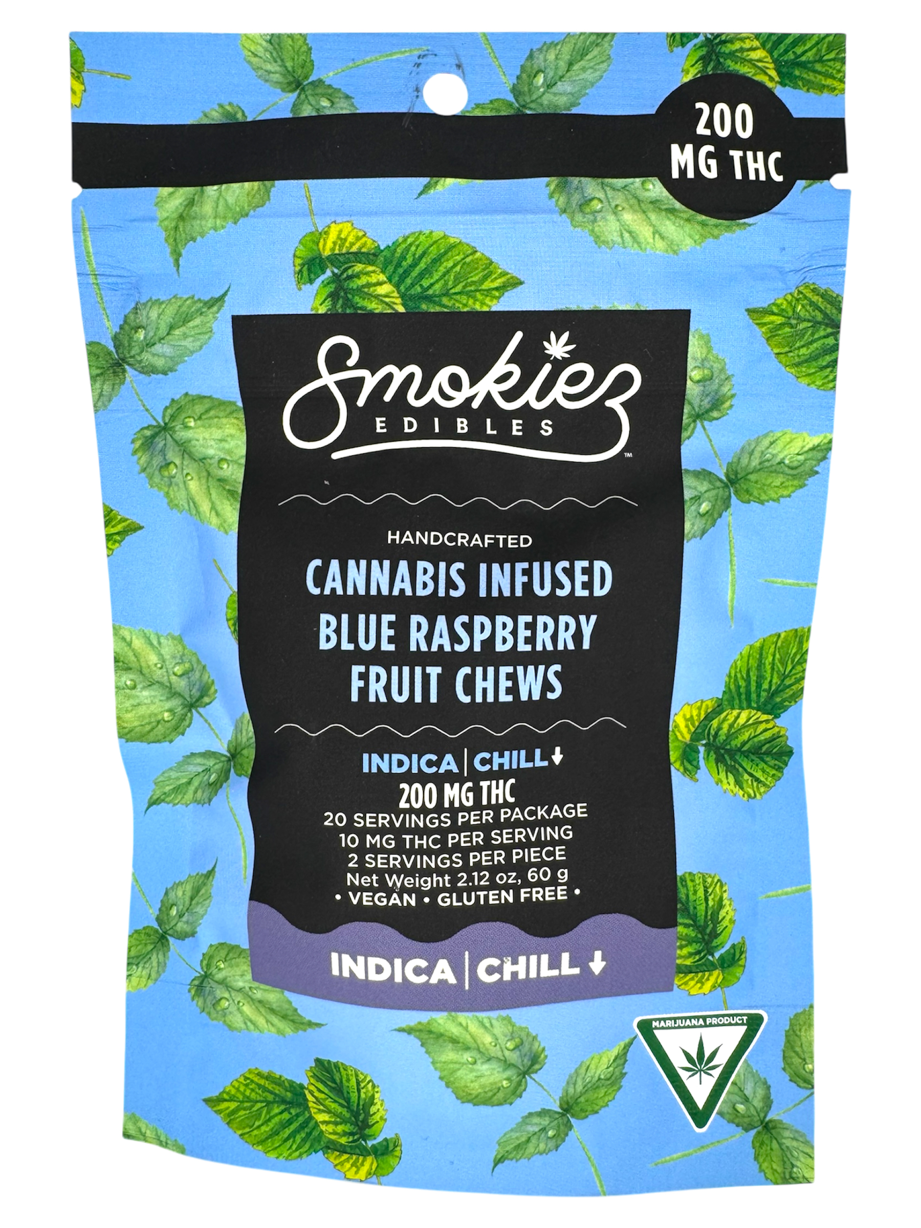 Photograph of product: 200mg Blue Raspberry Sweet Gummies