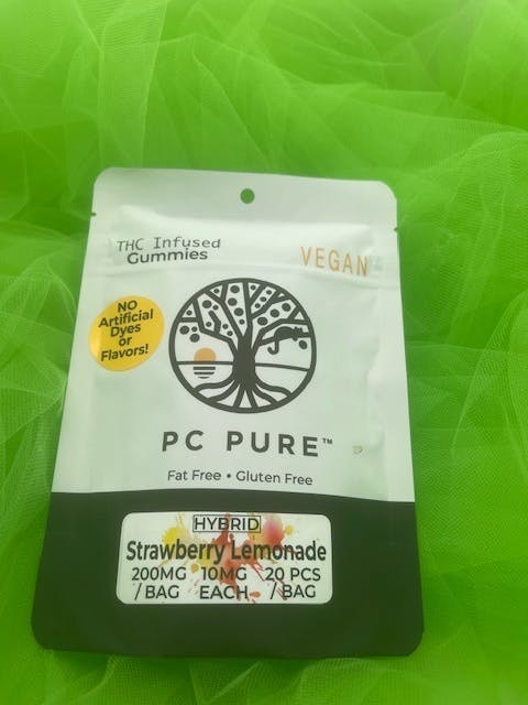 Photograph of product: GUMMY - STRAWBERRY LEMONADE - 20x10 - PC PURE