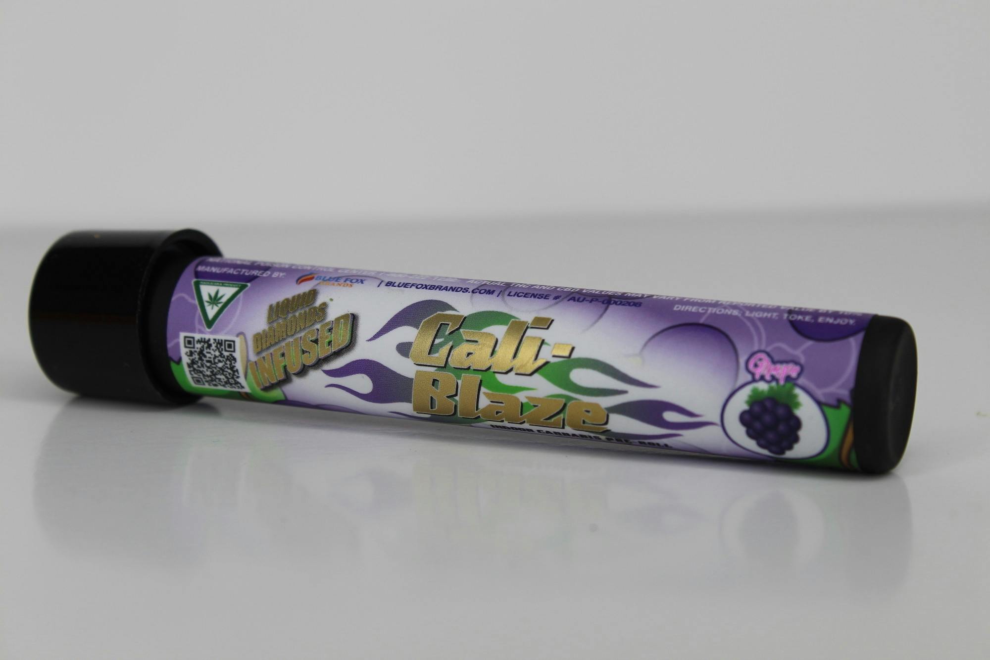 Photograph of product: Cali Blaze | Grape | 1.2 Pre Roll