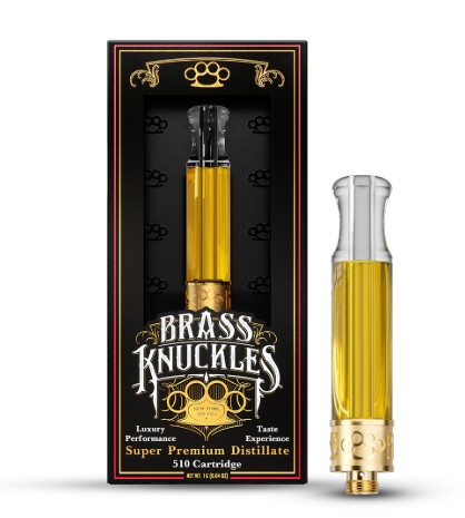 Photograph of product: Brass Knuckles | Rainbow Belts | 510 Thread
