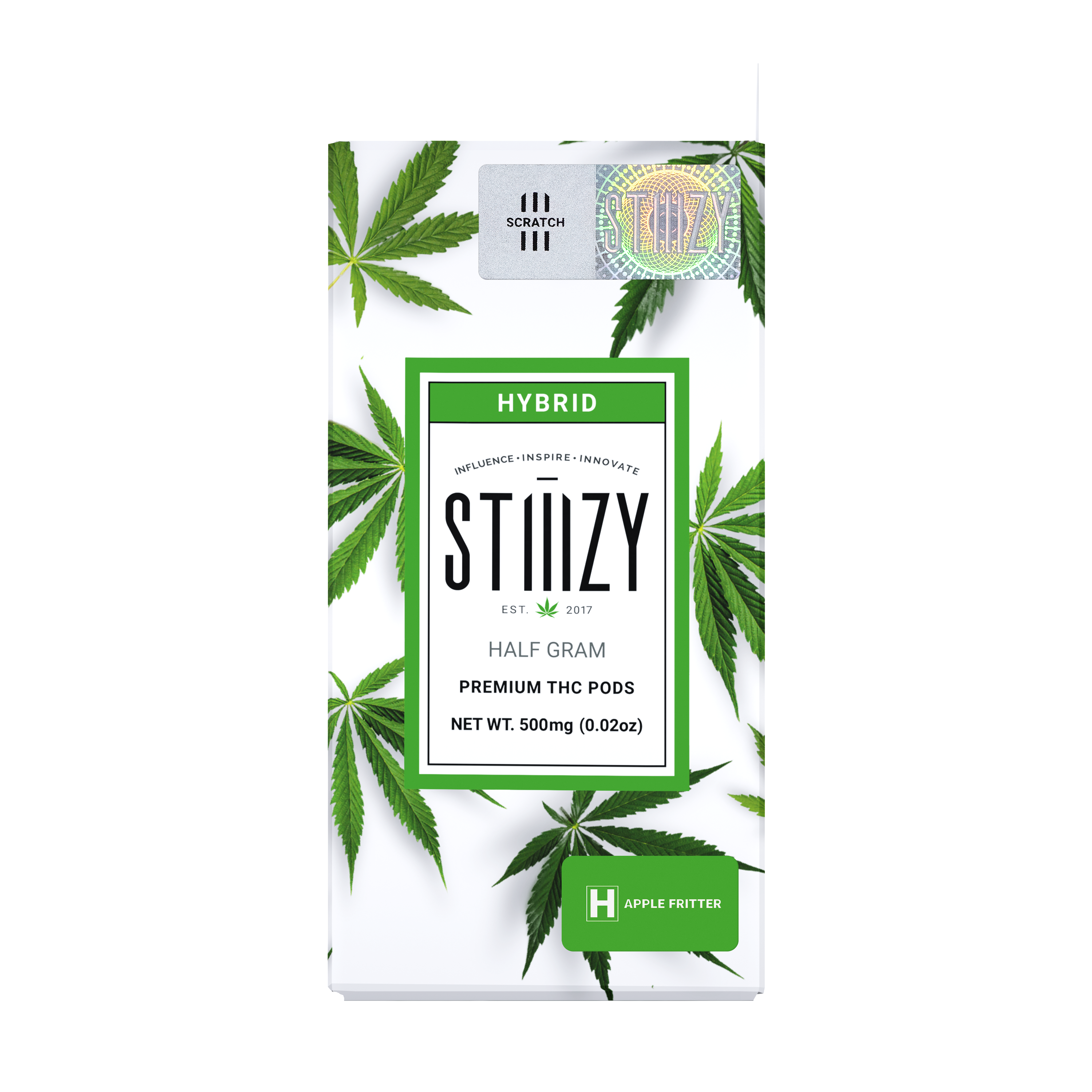 Photograph of product: APPLE FRITTER POD 0.5G