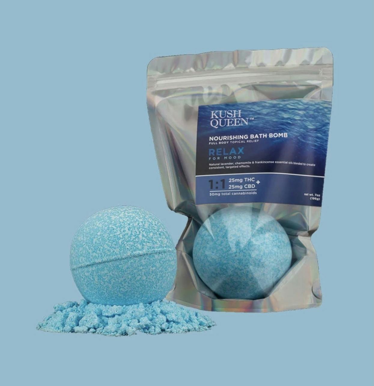 Photograph of product: Kush Queen - Relax 1:1 Bath Bomb