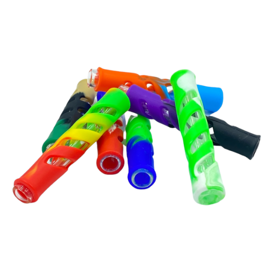 Photograph of product: Luvbuds | Chillum | 3.5" OG Silicone | Assorted Colors