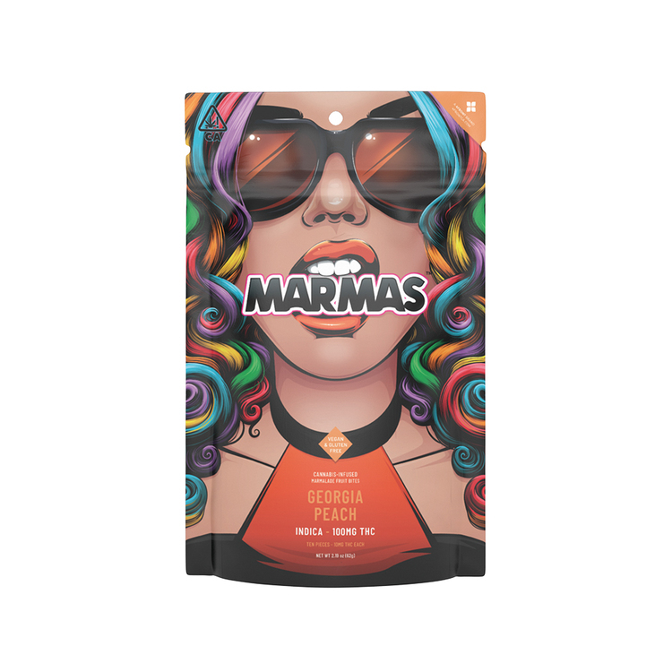 Photograph of product: Marmas:  Hybrid Georgia Peach - 10pk 100mg