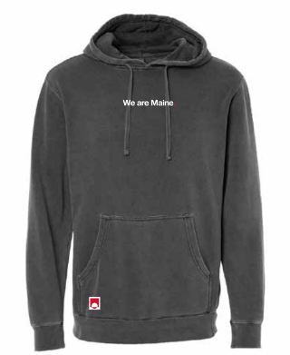 Photograph of product: We are Maine. Hoodie - XL