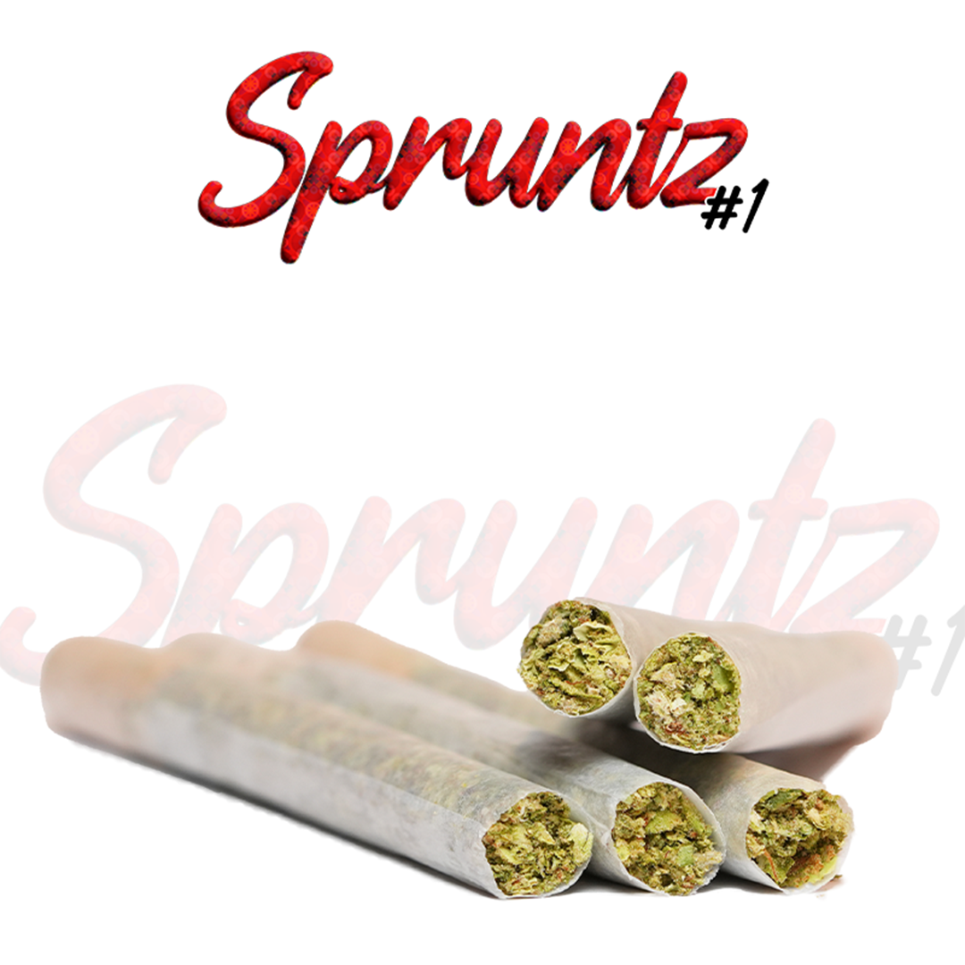 Photograph of product: Spruntz #1 Pre-roll 5 Pack