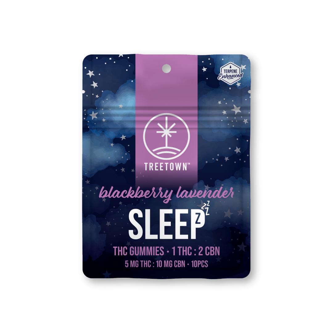 Photograph of product: REC TT - Blackberry Lavender Sleep Gummies 100mg