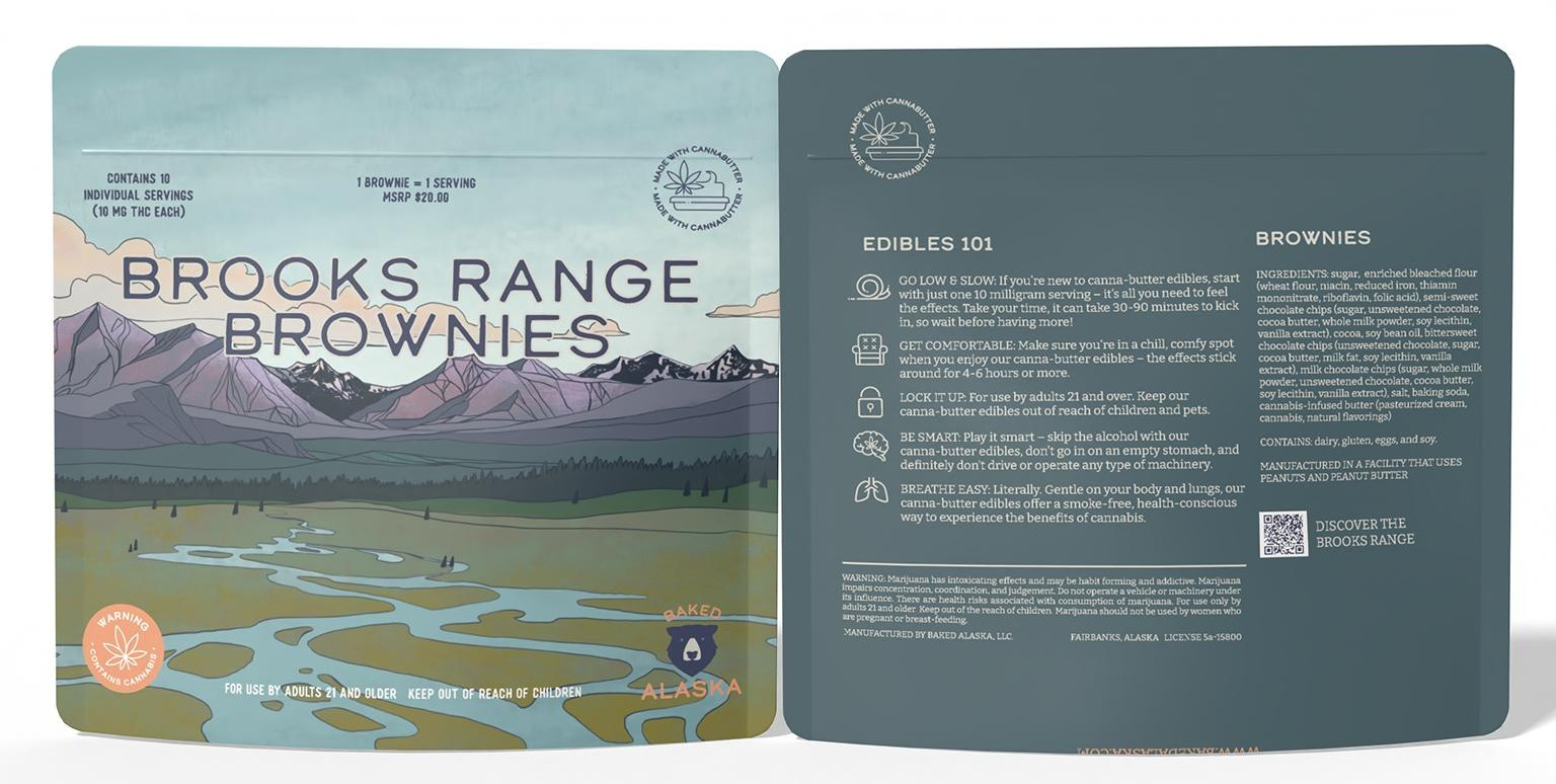 Photograph of product: Brooks Range Brownies 10pk
