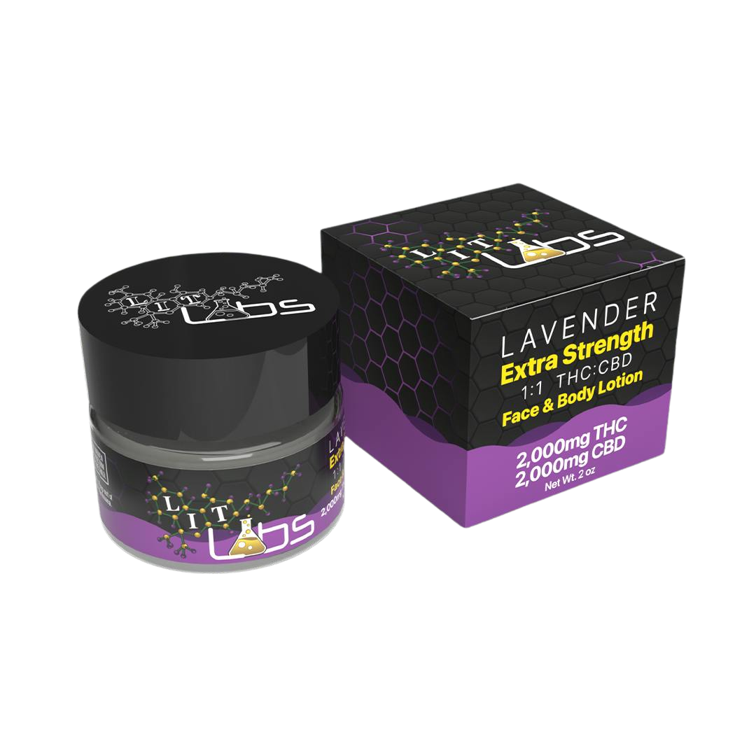 Photograph of product: Lit Labs - 2,000mg 1:1 TH-oui Lotion - Lavander