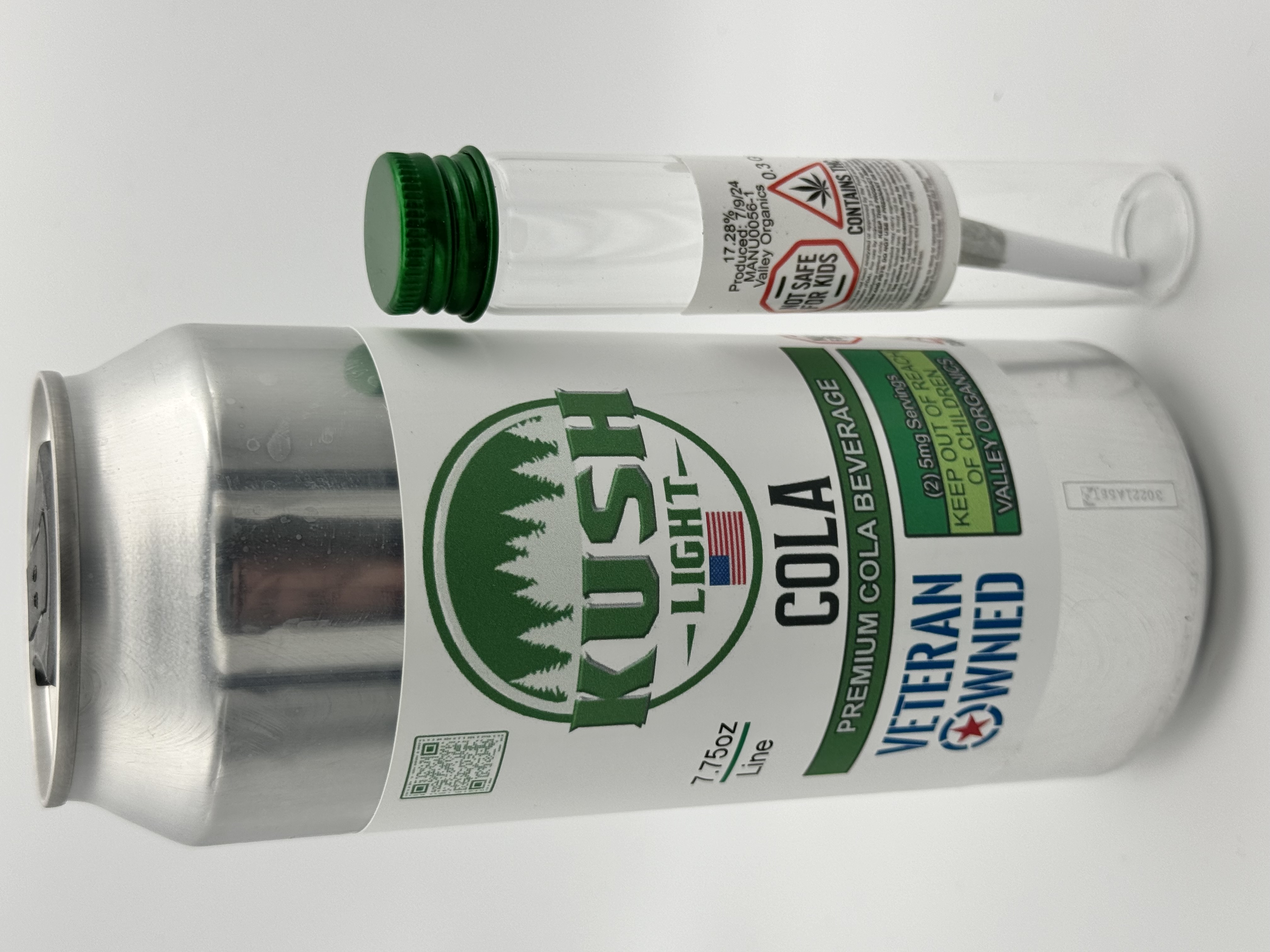 Photograph of product: Kush Light | Puff M.D | Soda | 10mg