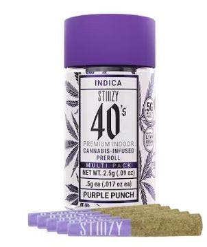 Photograph of product: Purple Punch Infused 40s 5pk - 
