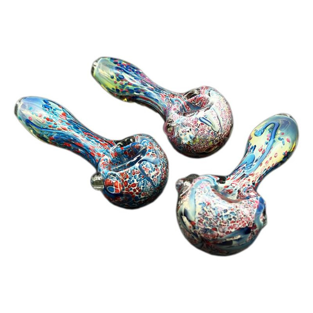 Photograph of product: 4.5" Straight Art Frit Hand Pipe
