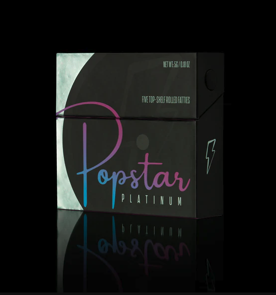 Photograph of product: Mega Wellness OG Platinum - 5g Preroll 5pk | Popstar