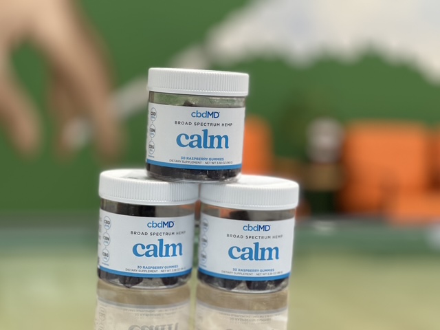 Photograph of product: Broad Spectrum CBD CALMING Gummies