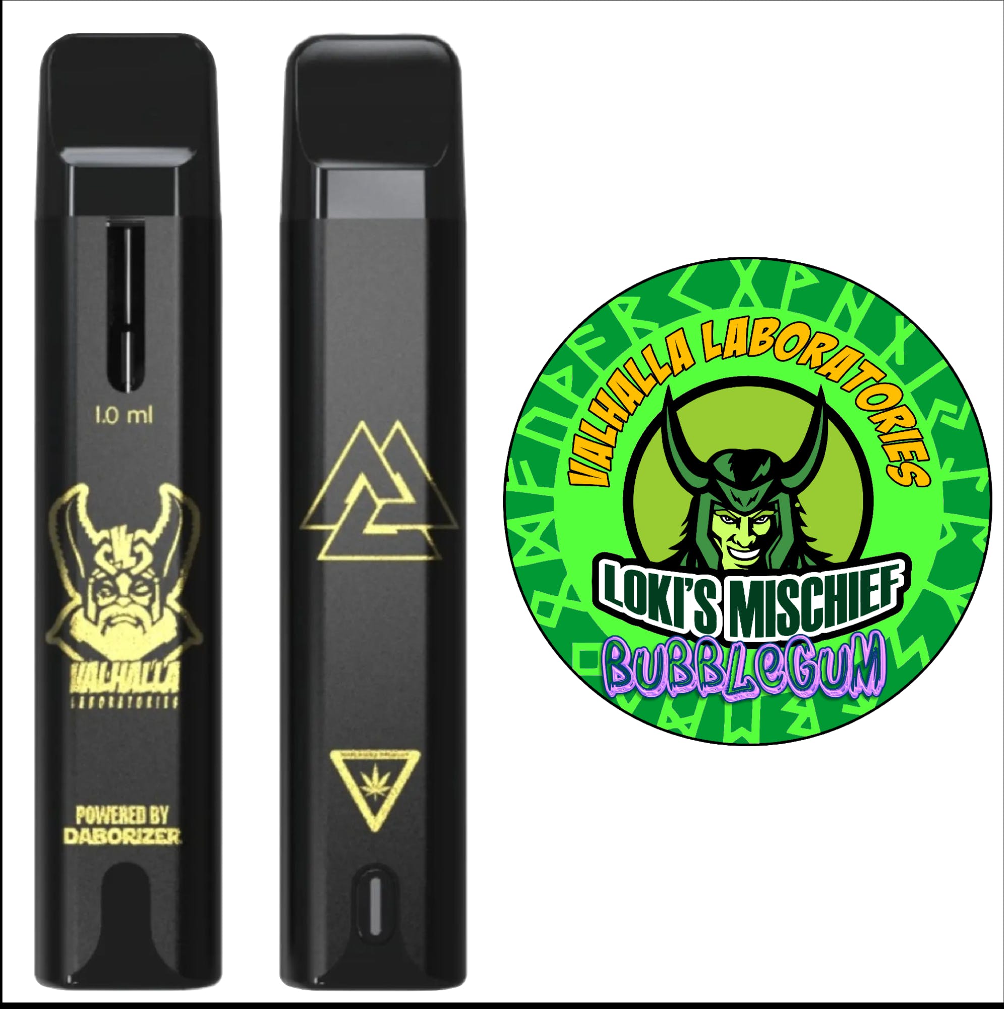 Photograph of product: Valhalla Labs Loki's Mischief 1g Disposable Vape