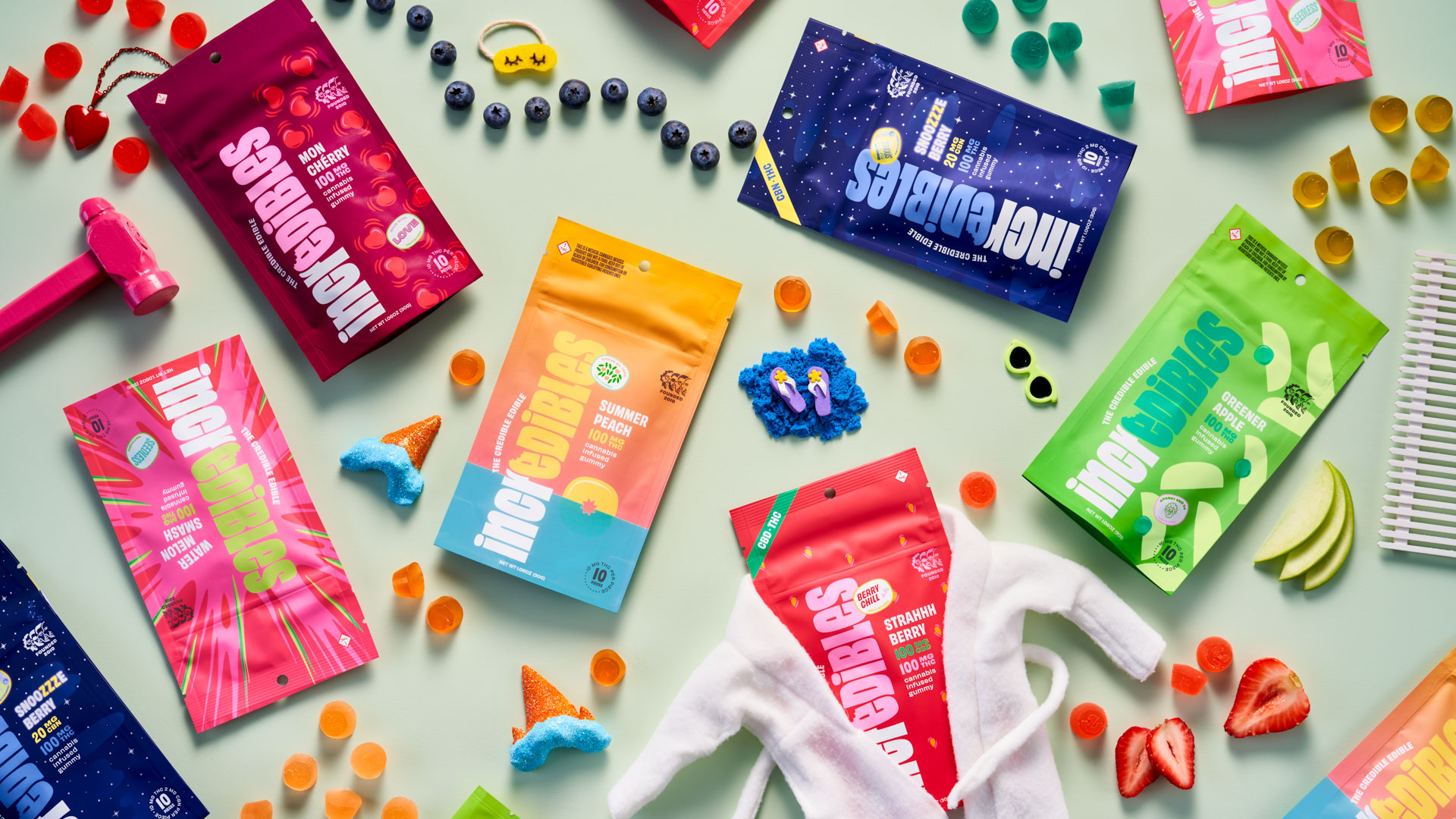 Photograph of product: IN Pineapple Express Chews 100mg $18