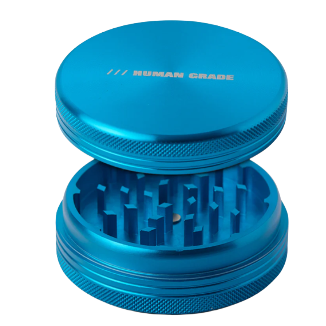 Photograph of product: HUMAN GRADE - GRINDER 1C (2.5") LIGHT BLUE