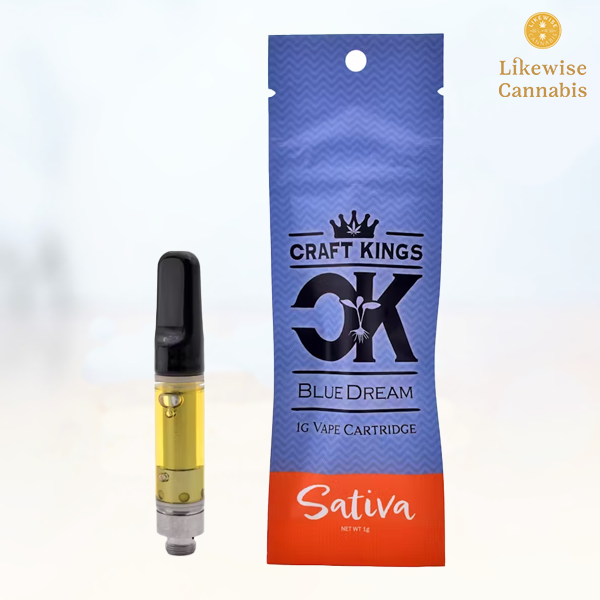 Photograph of product: BLUE DREAM 1G DISTILLATE CARTRIDGE