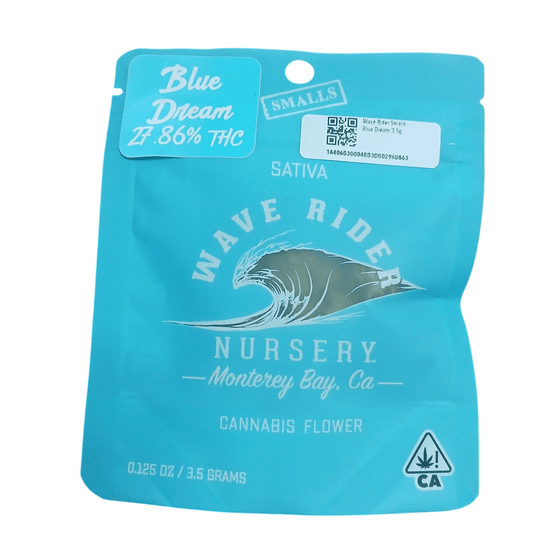 Photograph of product: Wave Rider - Blue Dream 3.5g Smalls Flower - 