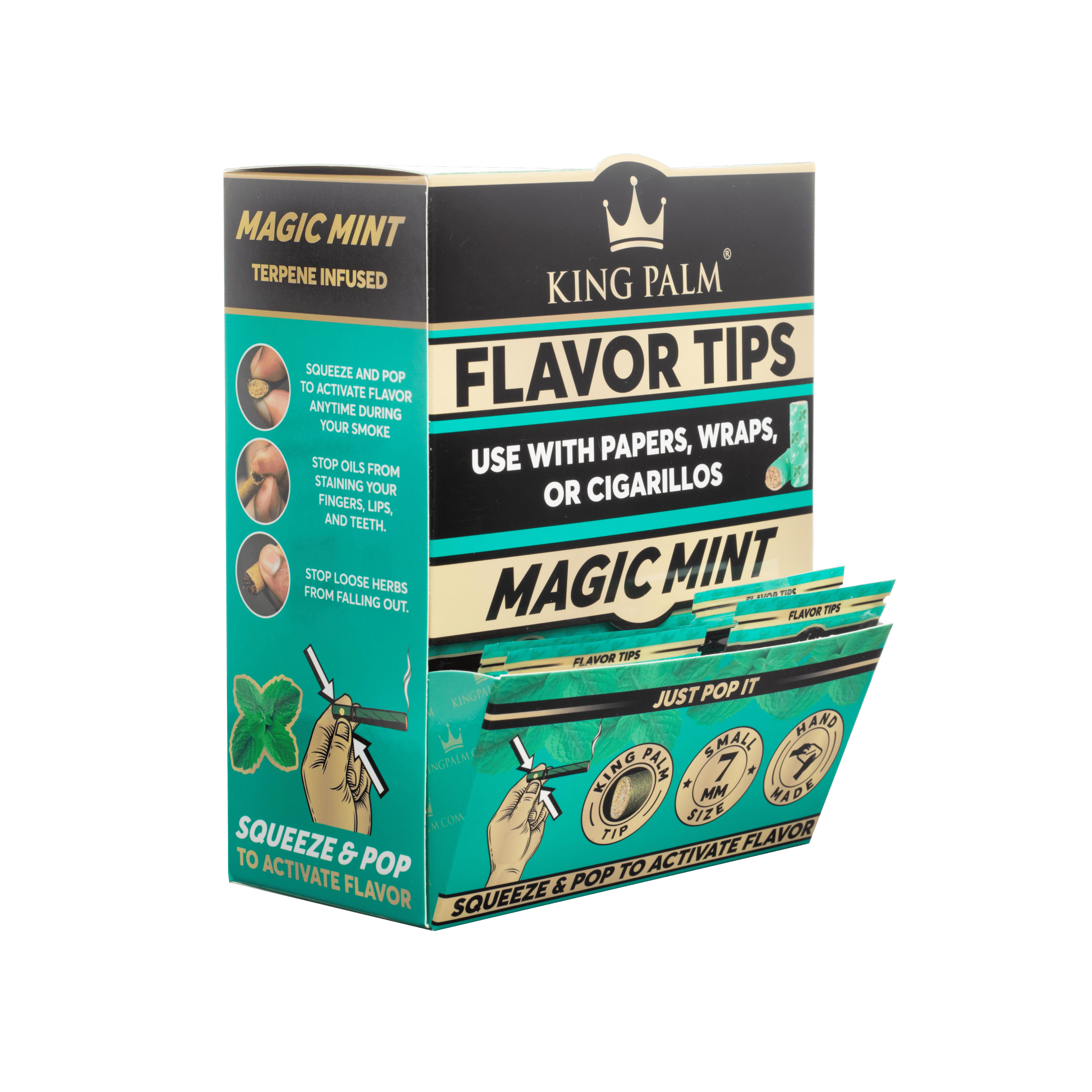 Photograph of product: (REC) King Palm - Magic Mint - 2PK Flavored Filtered Tips
