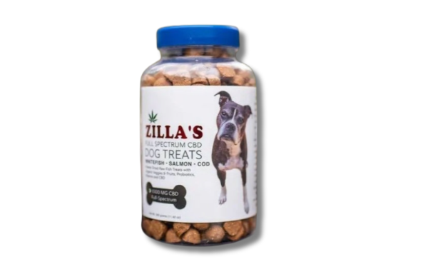 Photograph of product: WHITEFISH SALMON COD | CBD DOG TREATS BIG