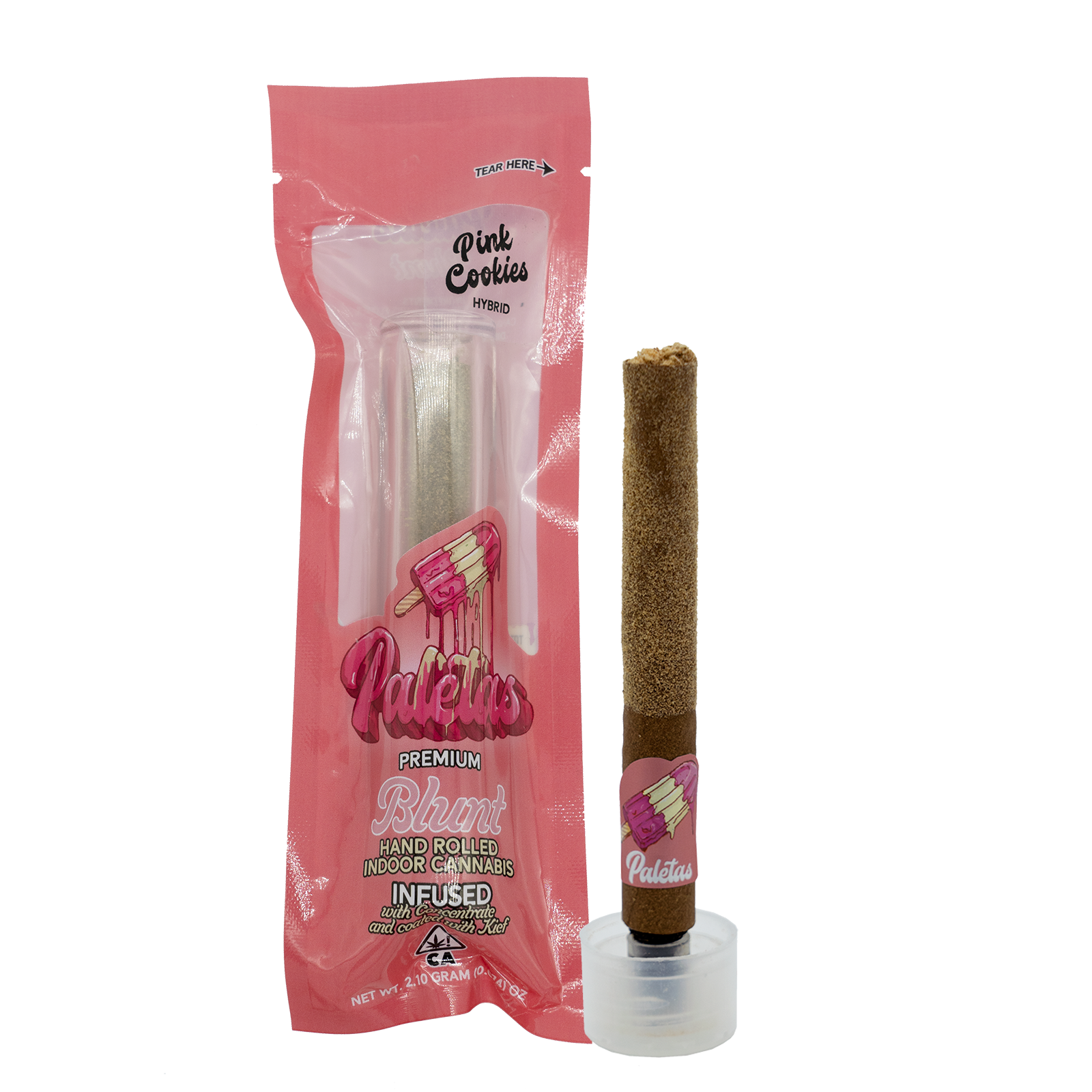 Photograph of Product: Paletas Pink Cookies Hybrid Infused Blunt 2.1g