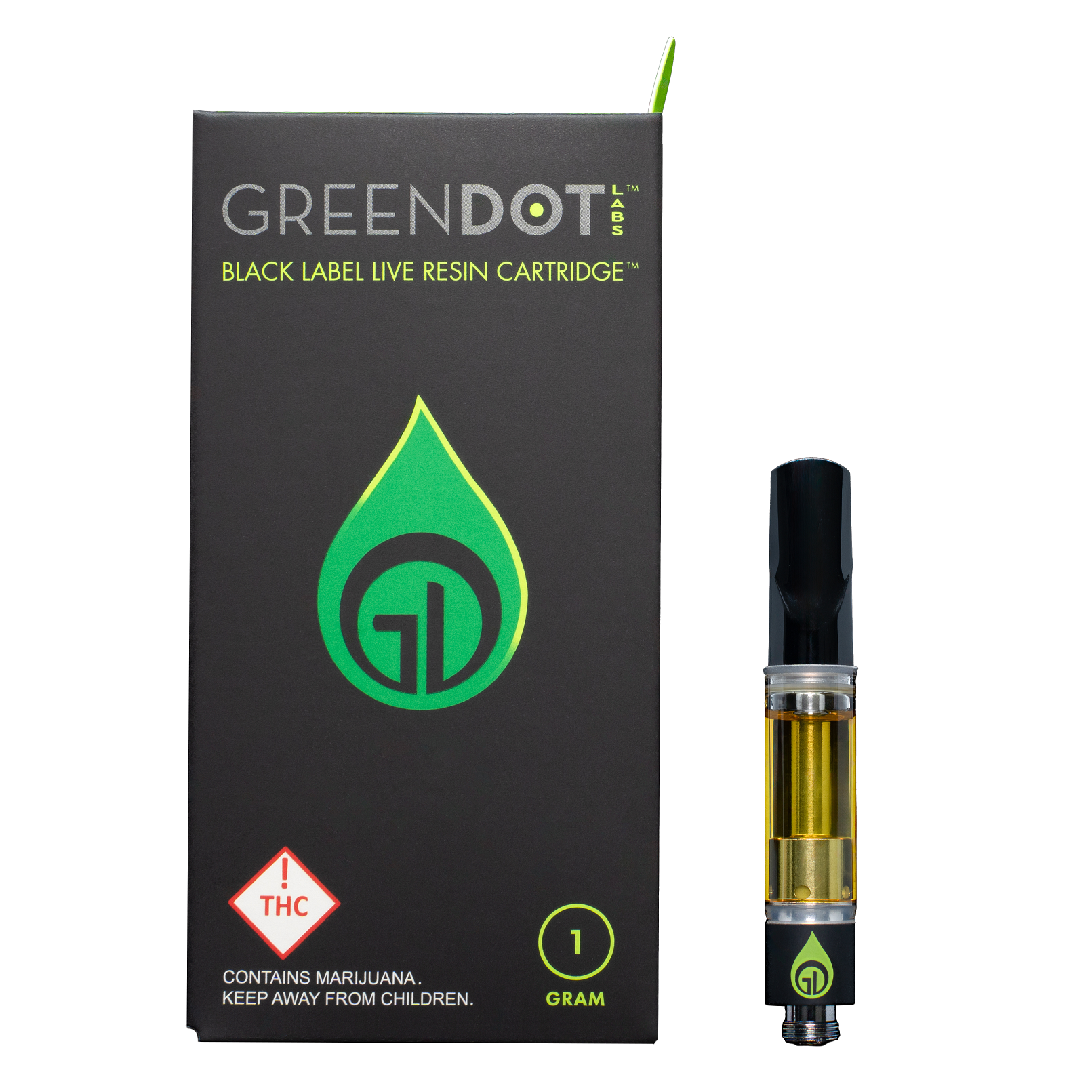 Photograph of product: Dali Black Label Live Resin Cart