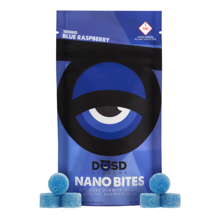 Photograph of product: REC | DOSD | Blue Raspberry | Gummy | 100mg