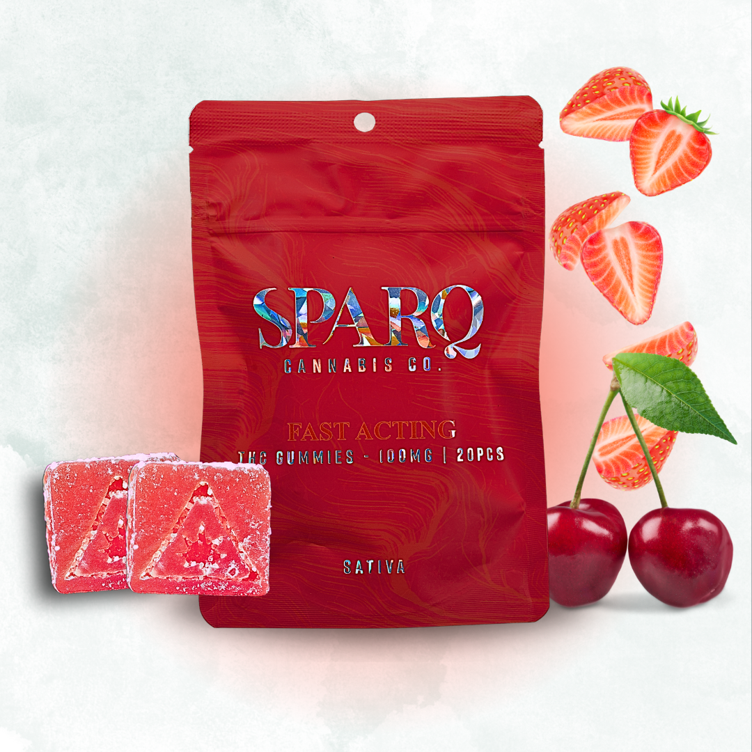 Photograph of product: Cherry Berry Gummies 20-pack - 100mg