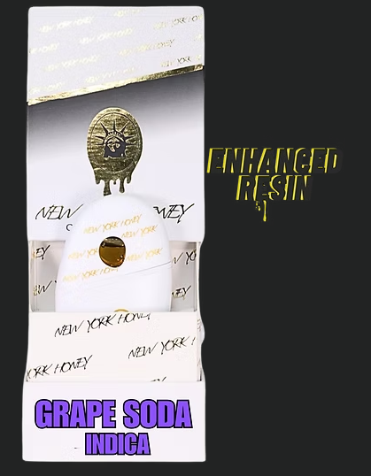 Photograph of product: Disposable Enhanced Resin Stone | Grape Soda (I) New York Honey