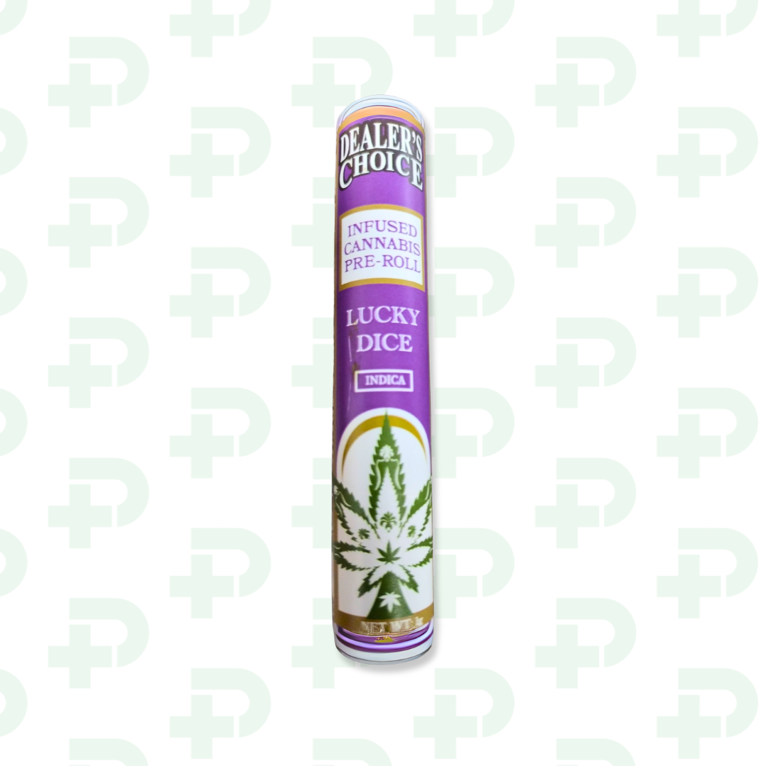 Photograph of product: Dealers Choice Infused Preroll - Lucky Dice