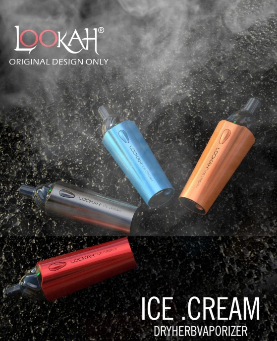 Photograph of product: Lookah | Accessories | Devices | Dry Herb Device | Ice Cream | Assorted Colors