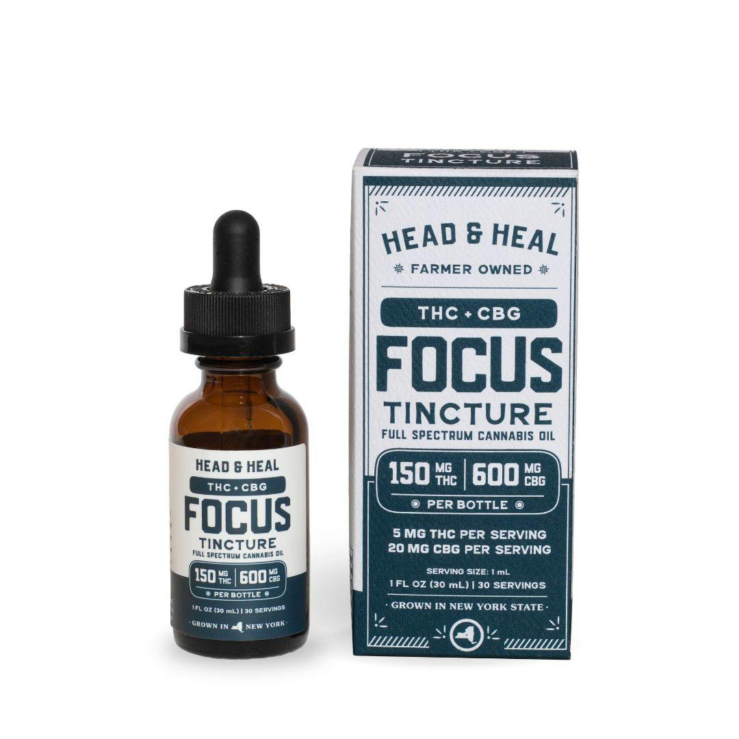 Photograph of product: Head & Heal | Focus  | Tincture | 150mg