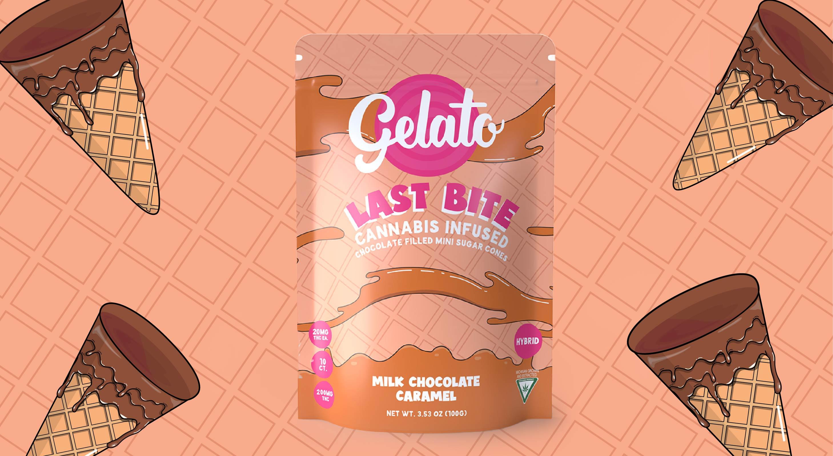 Photograph of product: Milk Chocolate Caramel Dubai Chocolate Bites