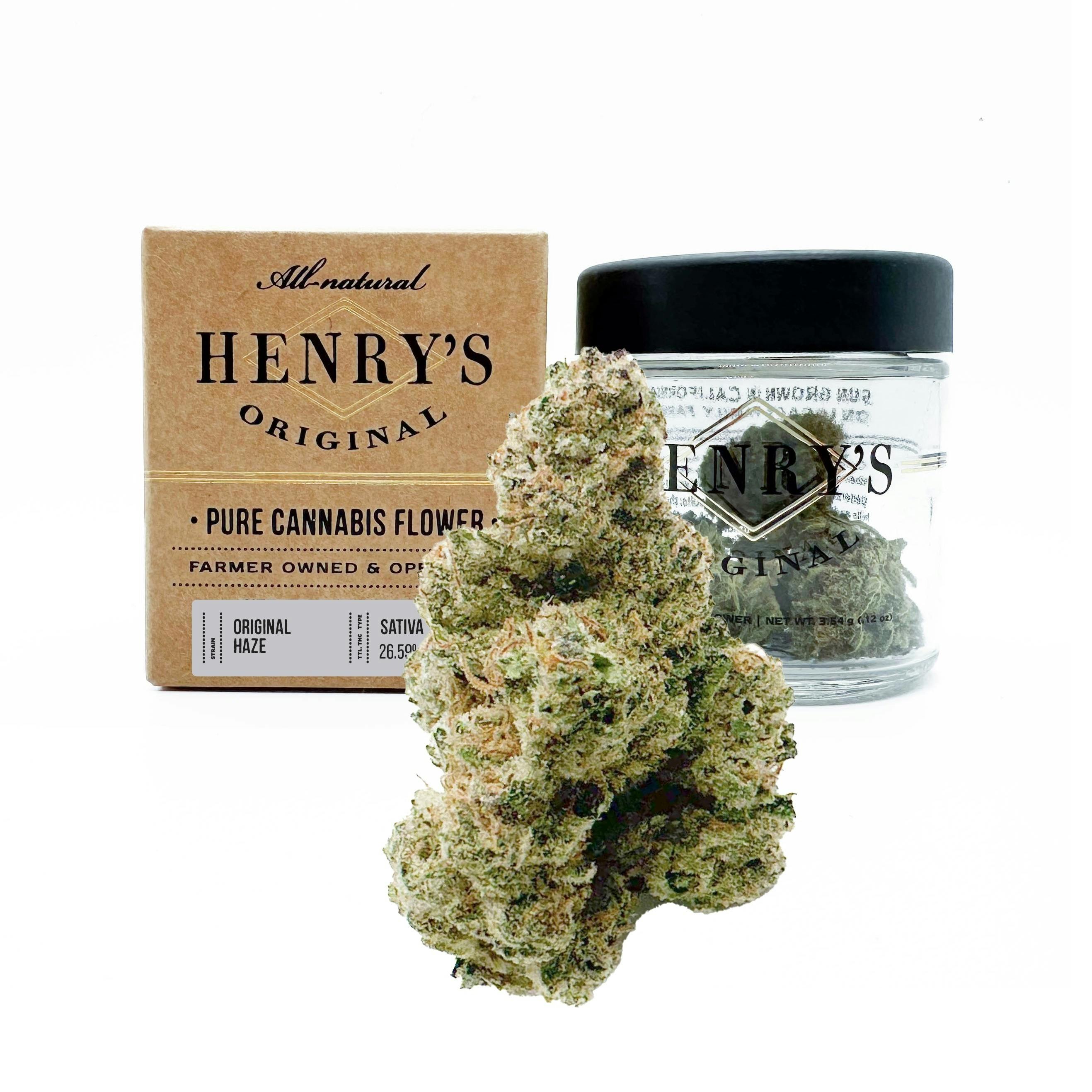 Photograph of product: Henry's Original - Original Haze - - Oui'd - Outdoor - 3.5g