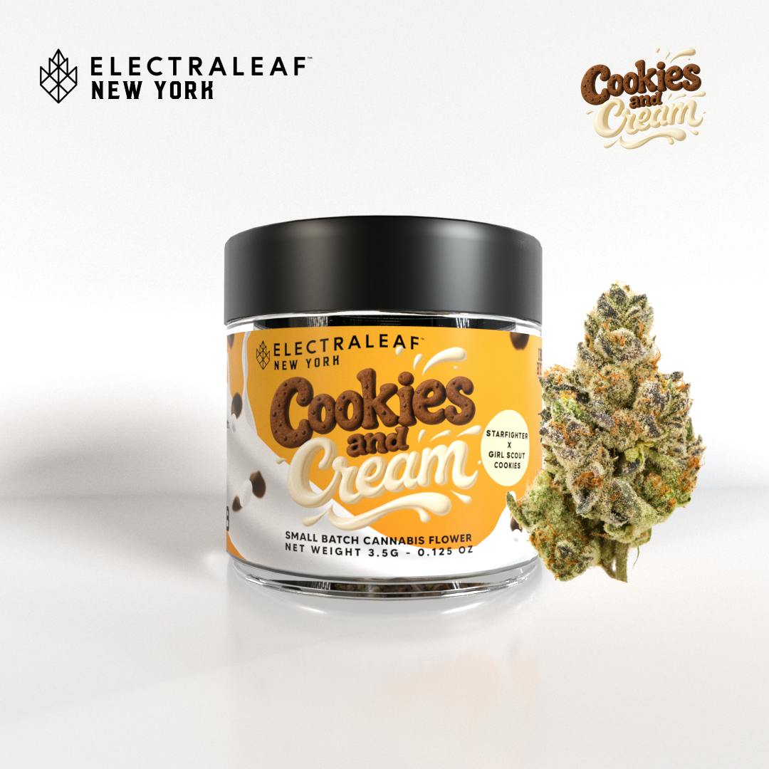 Photograph of product: Electraleaf - Cookies & Cream - 3.5G Flower