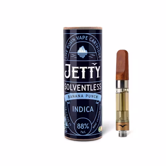 Photograph of product: Jetty - Banana Punch - Solventless Cart