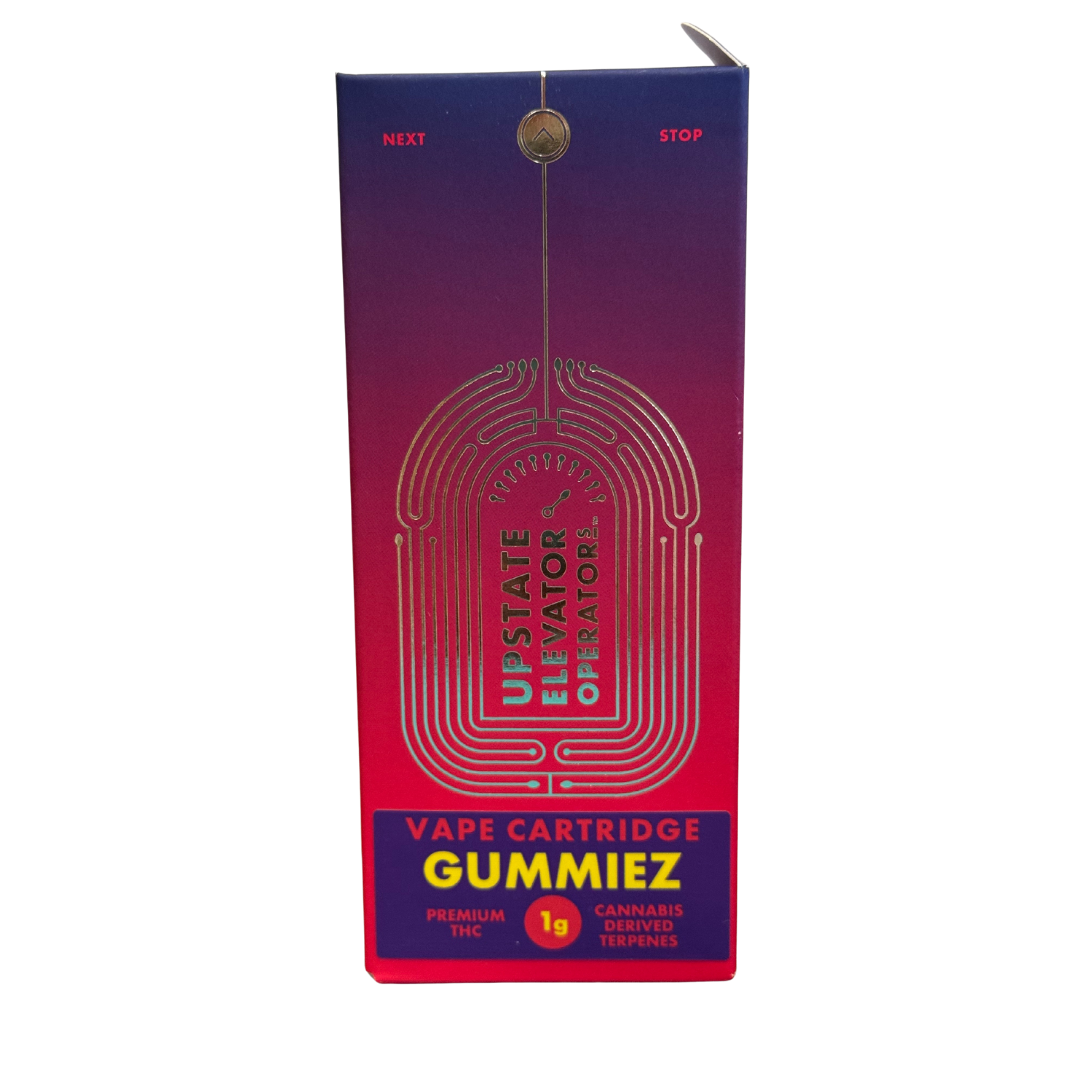Photograph of product: Distillate Vape Cartridge  - 1g | Upstate Elevator Operators | Gummiez