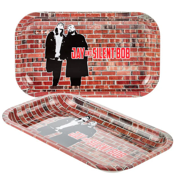 Photograph of product: Jay & Silent Bob Wall Rolling Tray- Medium