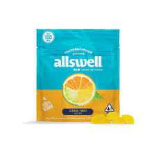 Photograph of product: CITRUS TWIST 100MG 10 PACK GUMMIES