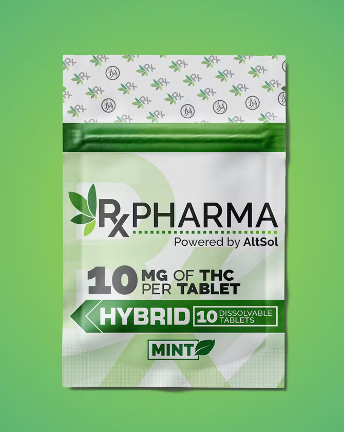 Photograph of product: Rx Pharma Hybrid Dissolvable Tablets (100mg)