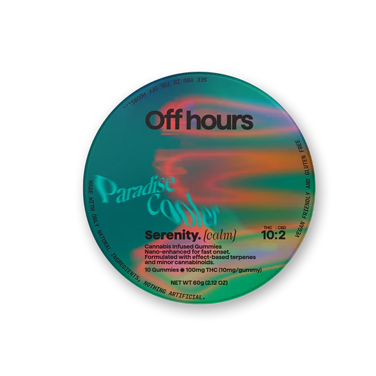 Photograph of product: Off Hours Serenity Gummy 100mg