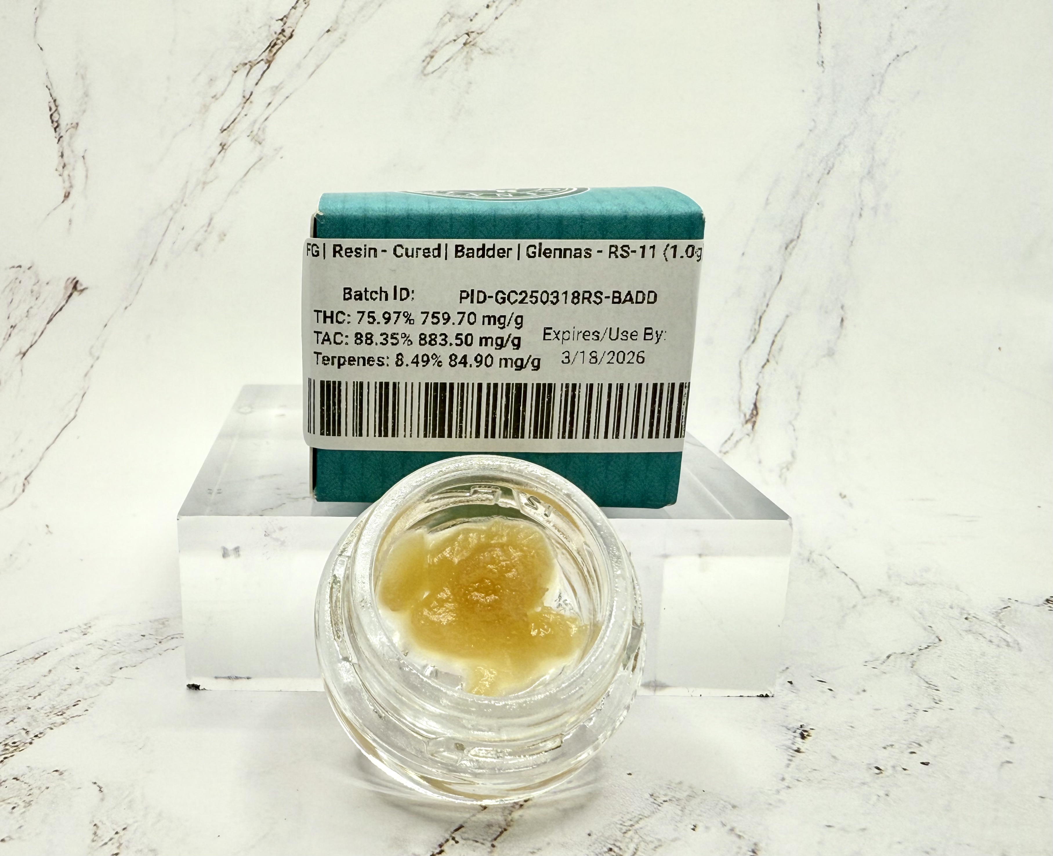 Photograph of product: Glennas - RS-11 Cured Resin - BADDER