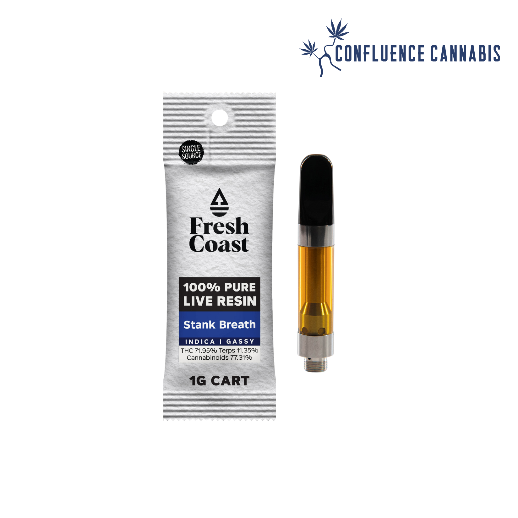 Photograph of Product: Stank Breath Live Resin Cartridge