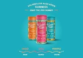Photograph of product: Good Tide - Guava Good Tide Solventless au chocolat Rosin - 10 ct Gummies