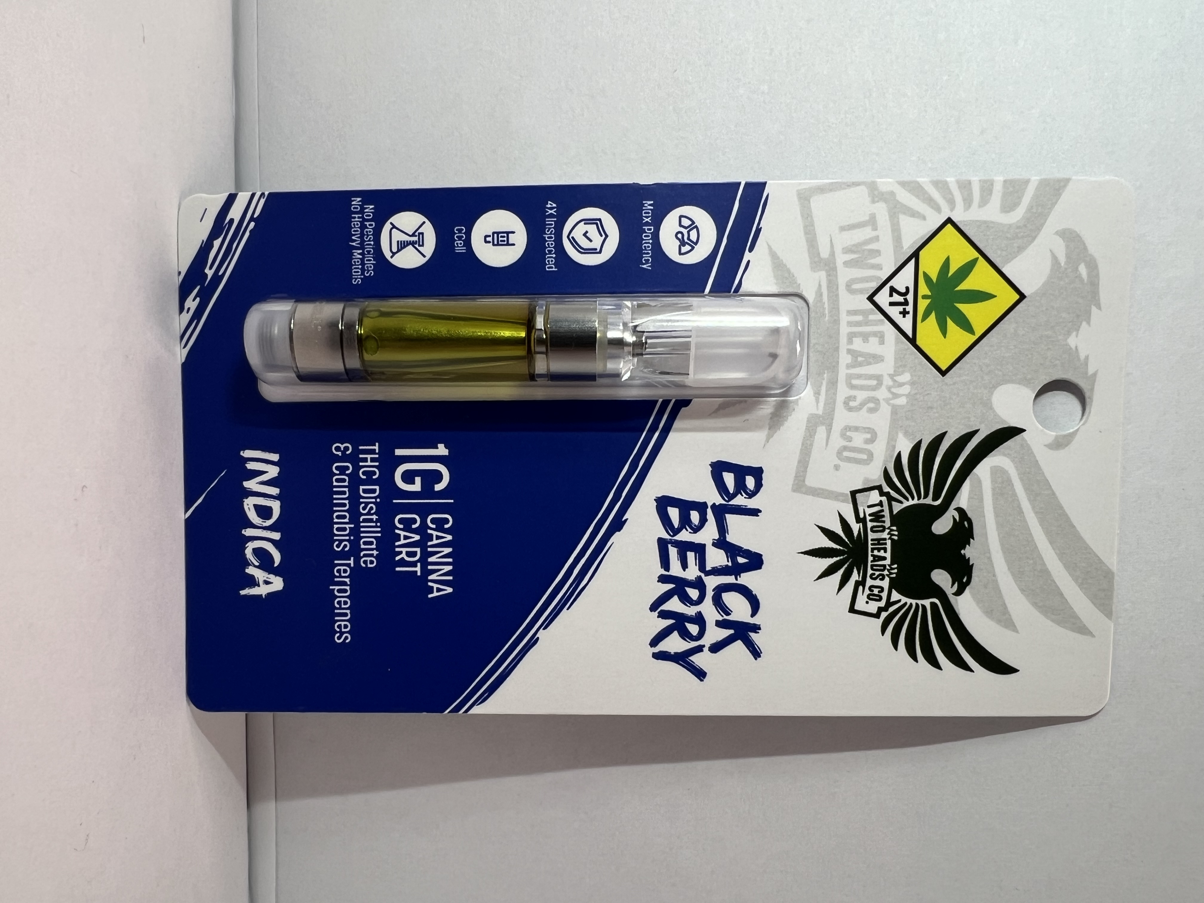 Photograph of product: Blackberry | Distillate Cartridge