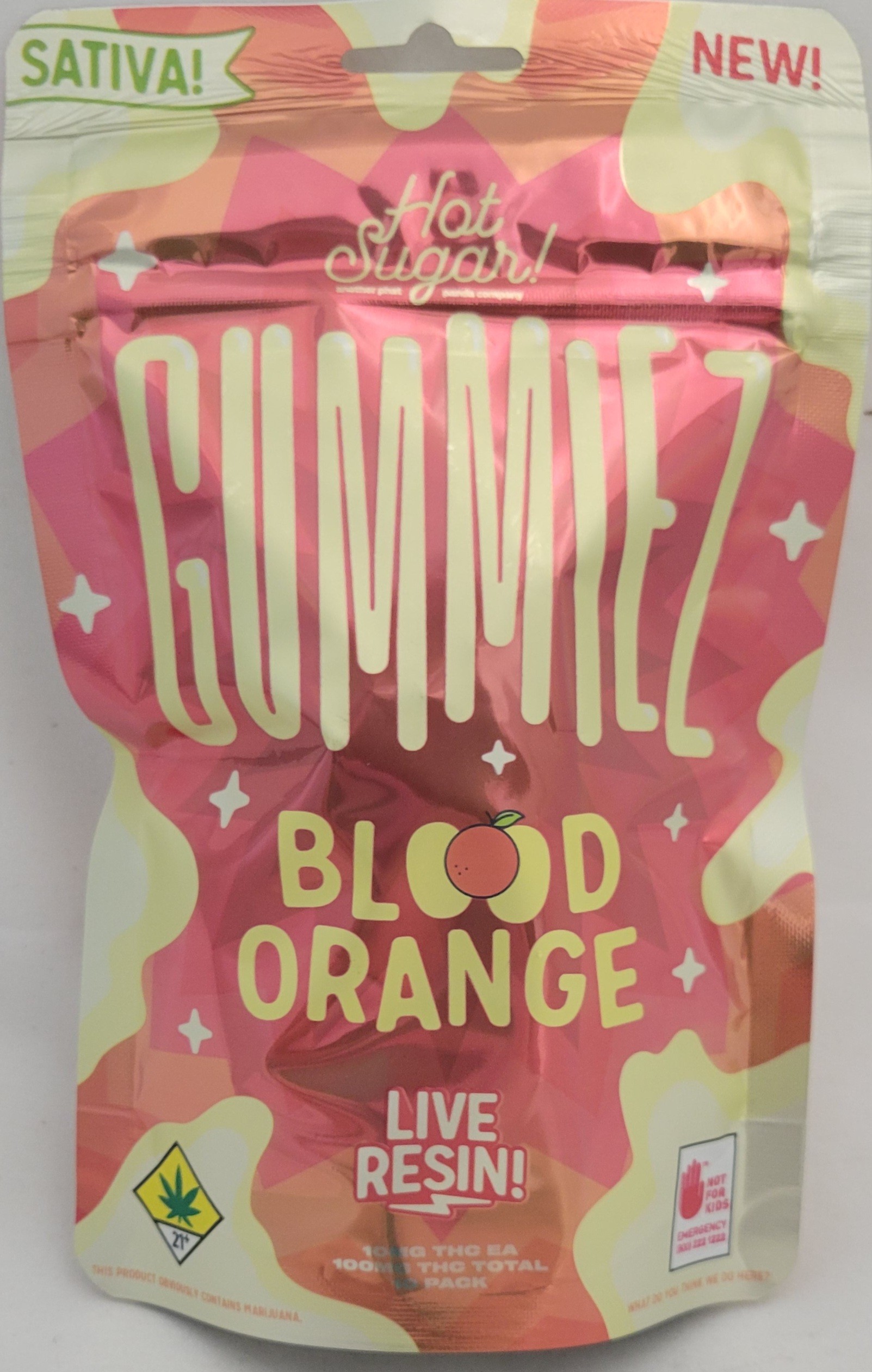 Photograph of product: Blood Orange *Live Resin* | 10 Pack