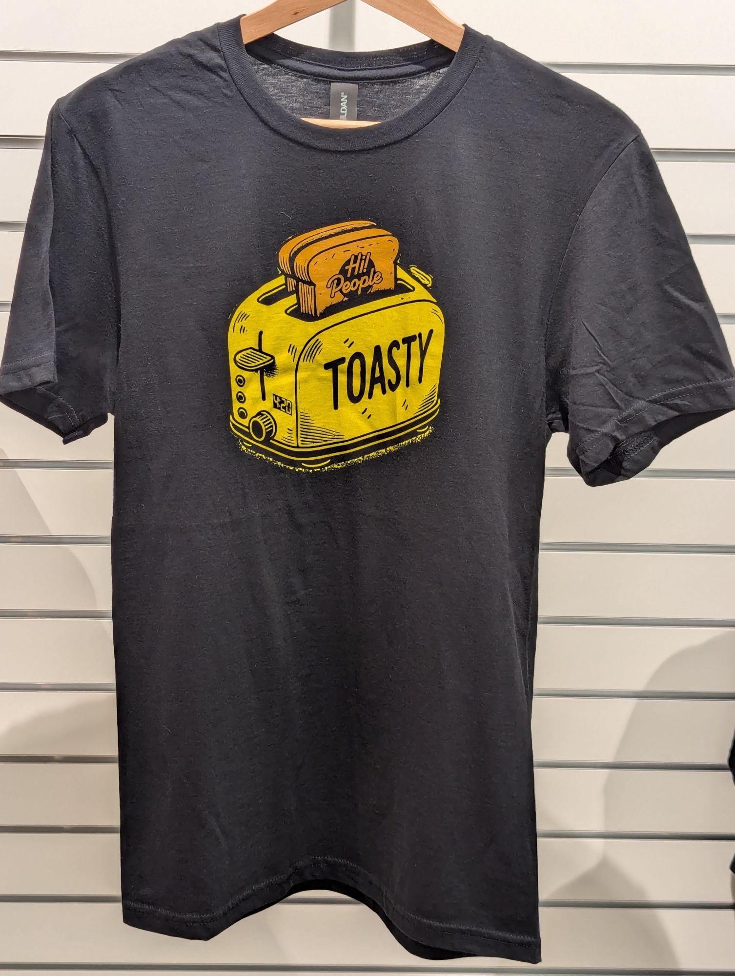 Photograph of product: Hi! People Yellow Toasty T-Shirt - Large